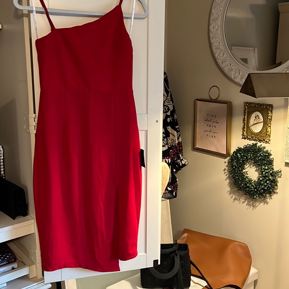 Women’s Asymmetrical MIDI Dress